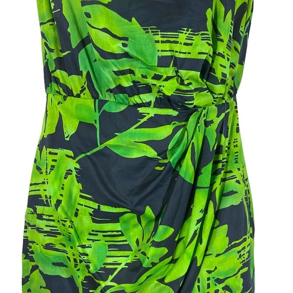 New‎ Banana Republic Factory Floral Draped Mini Dress Size 0 - Picture 4 of 9